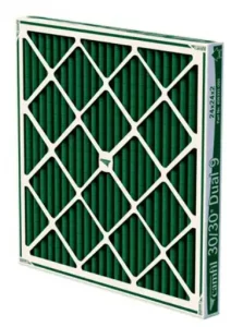 Green Camfil Air Filter 30/30 Dual 9 air filter for maximum efficiency