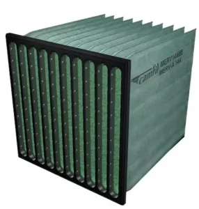 Green Camfil Hi-Flo ES air filter