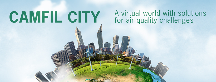 Camfil City Banner- A virtual world with solutions for air quality challenges